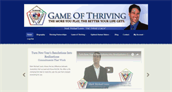 Desktop Screenshot of gameofthriving.com